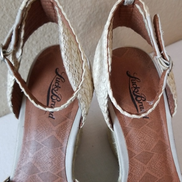 Lucky Brand Espadrille Ivory Wedge - Picture 3 of 7